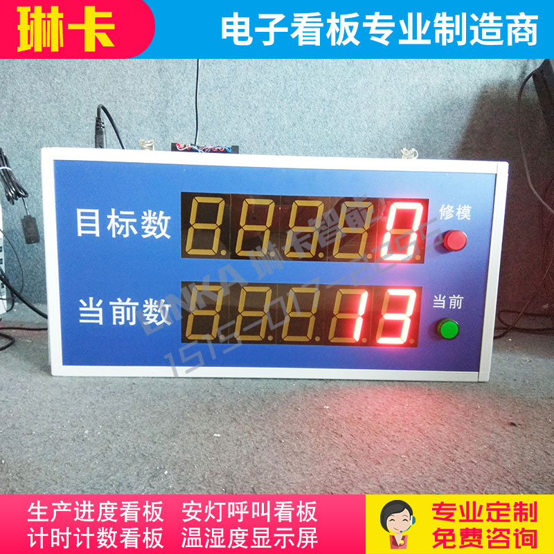 設備狀態(tài)計數(shù)器電子看板